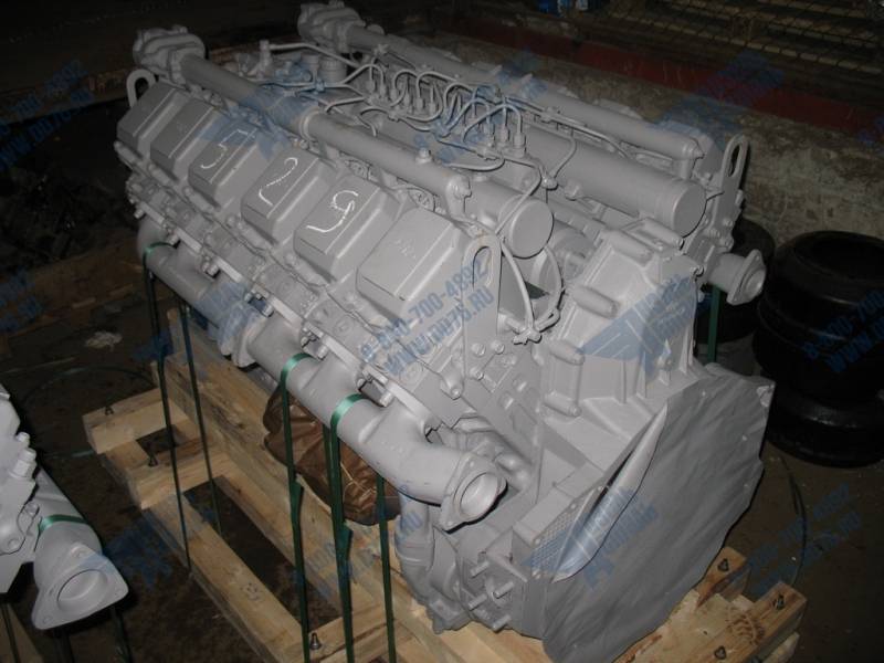 240М2-1000186 Двигатель ЯМЗ 240М2 без КП и сцепления основной комплектации